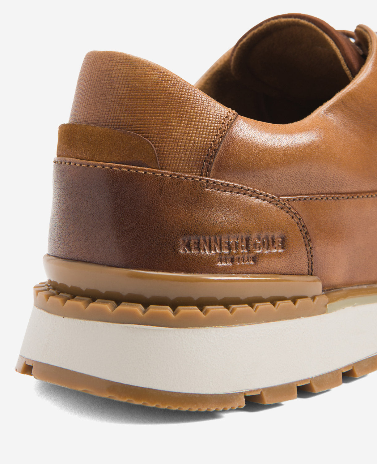 Kev Leather Lace-Up with TECHNI-COLE Cognac