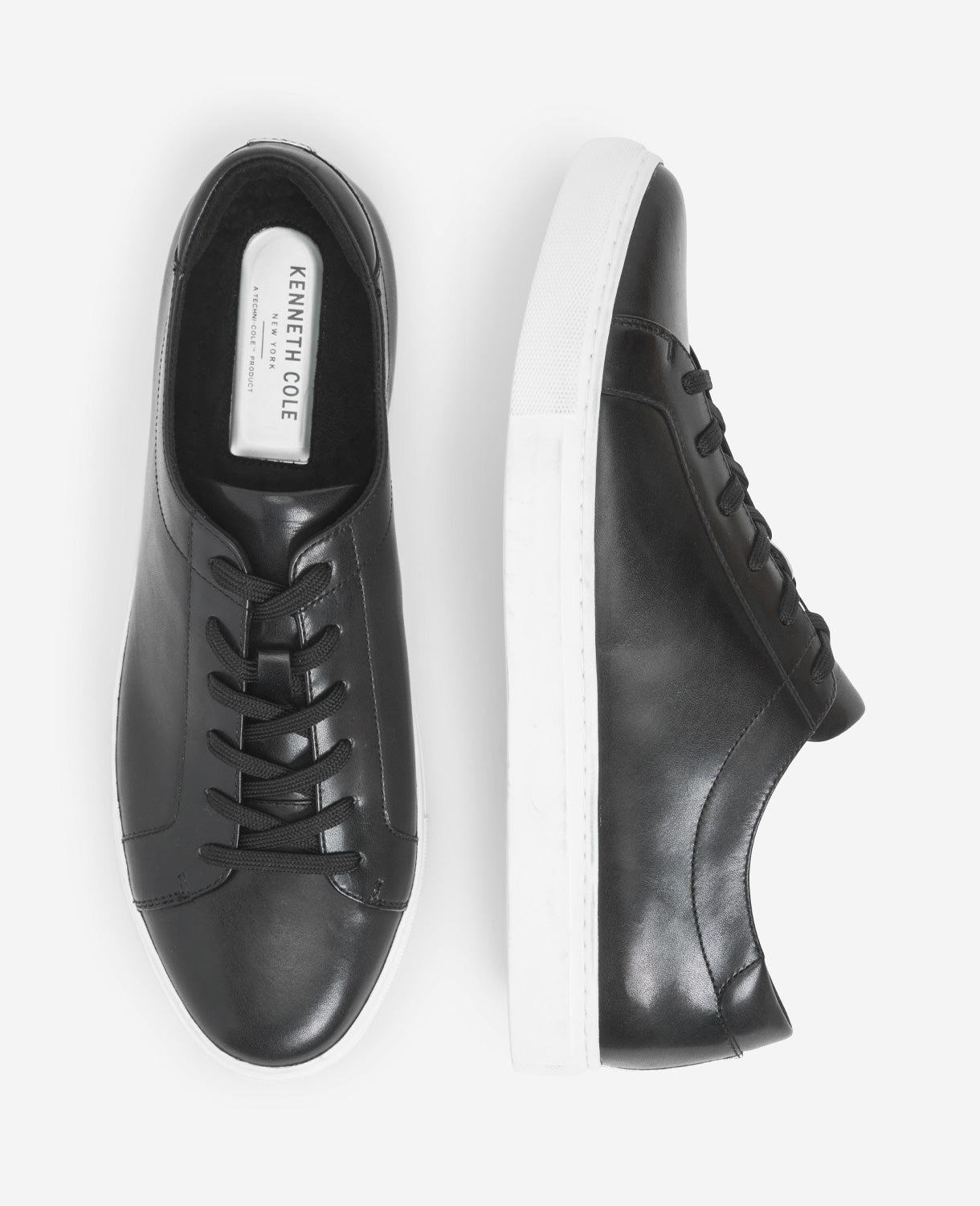 Site Exclusive! Men's Kam Leather Sneaker Black