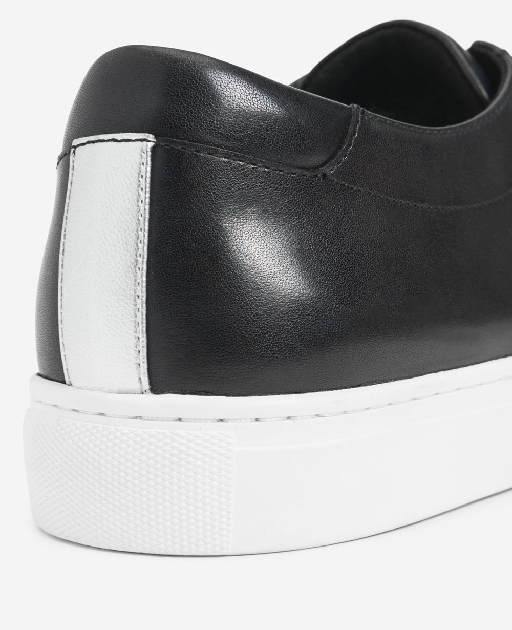 Site Exclusive! Men's Kam Leather Sneaker Black