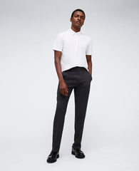 Slim-Fit Tic Weave Dress Pant Charcoal