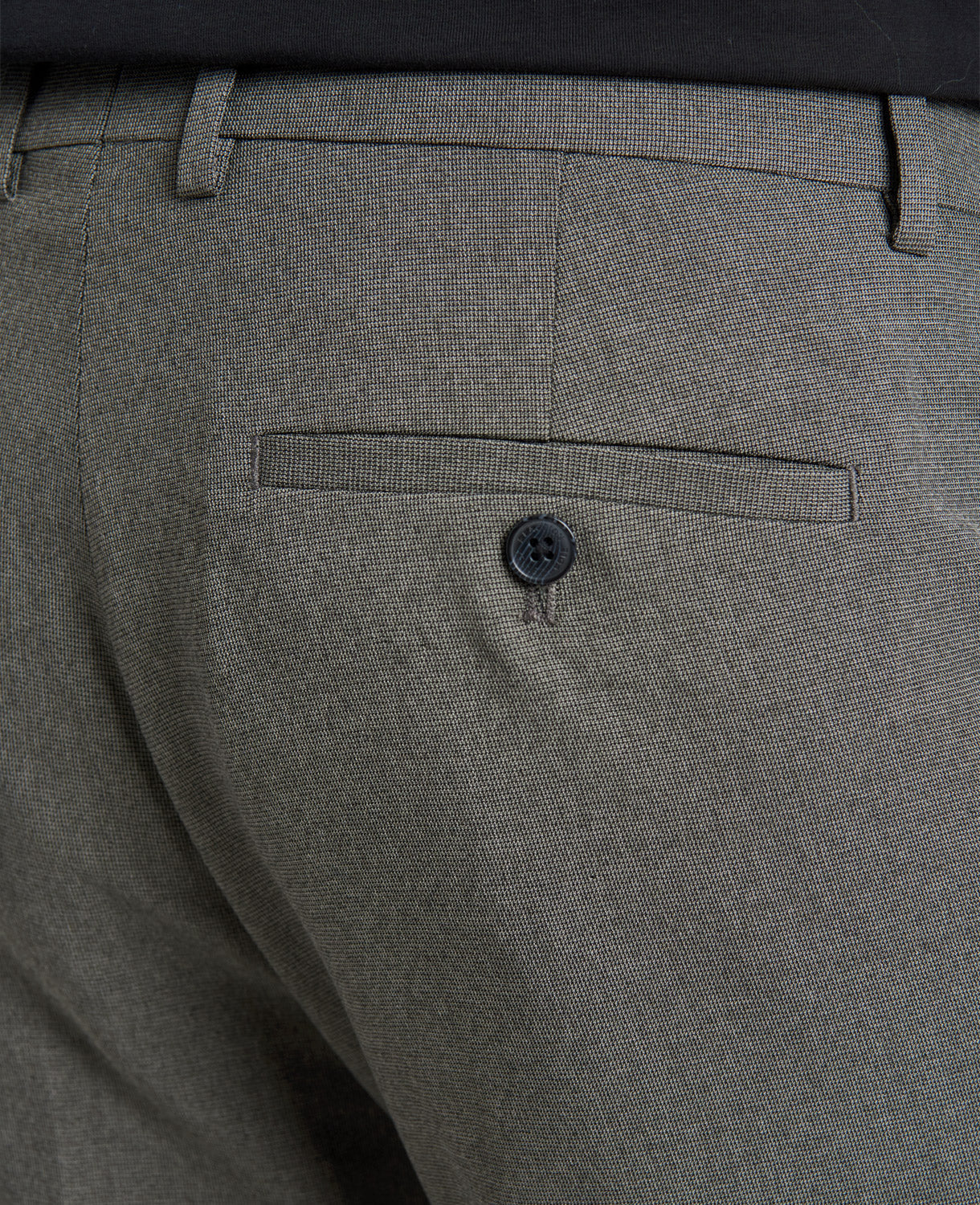 Slim-Fit Tic Weave Dress Pant Medium Grey