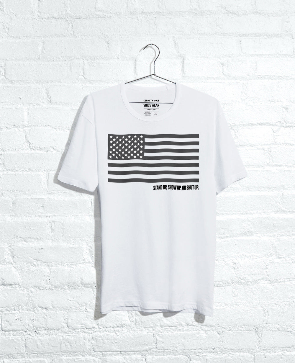Site Exclusive! Stand Up, Show Up, or Shut Up T-Shirt White