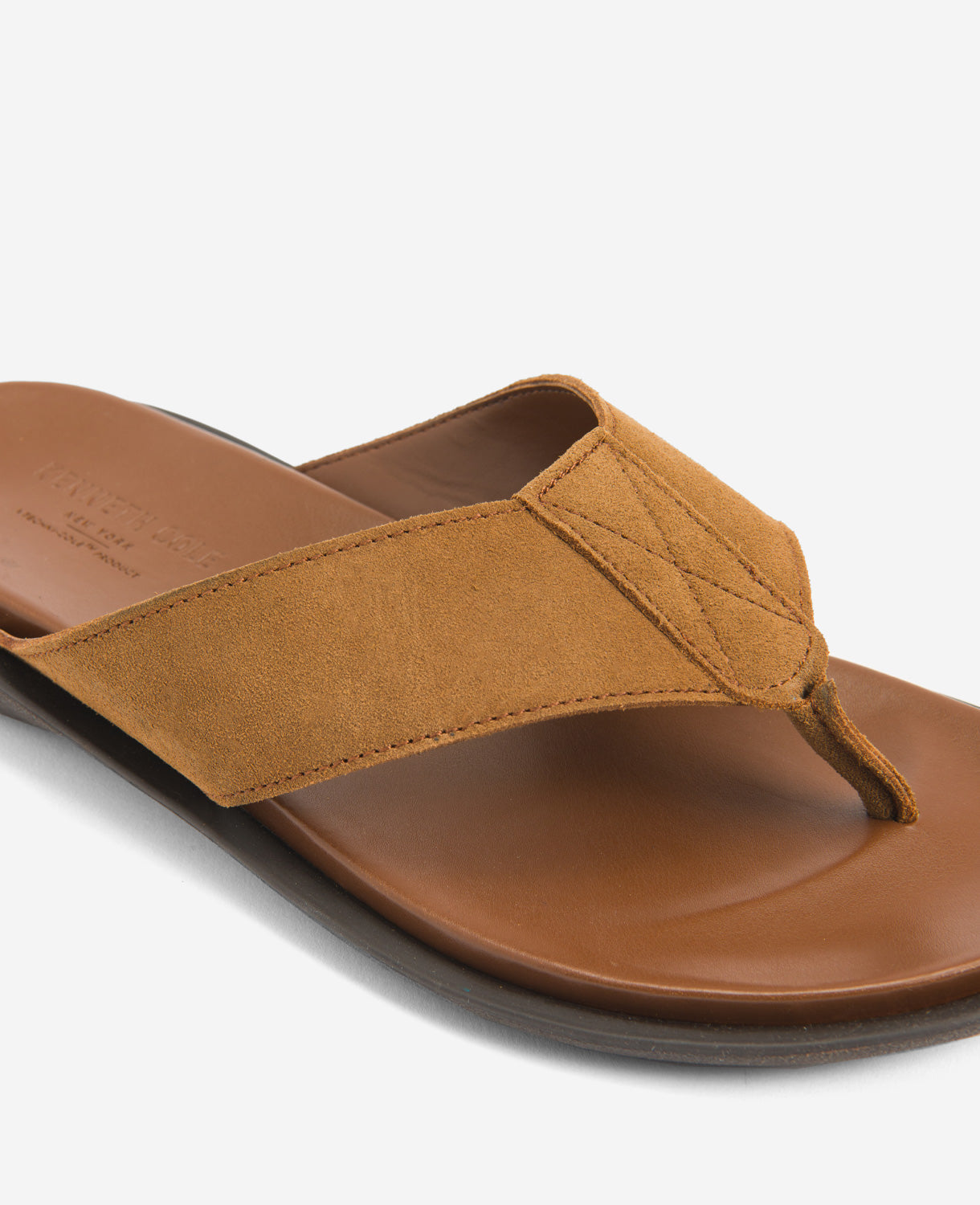 Sand Leather Thong Sandal Tobacco