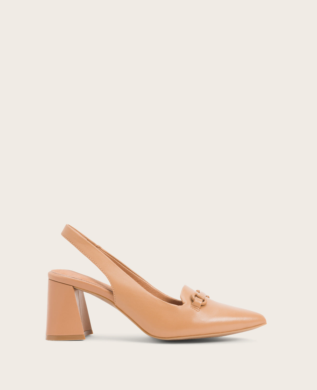 GENTLE SOULS - Dionne Leather Slingback Heel Camel