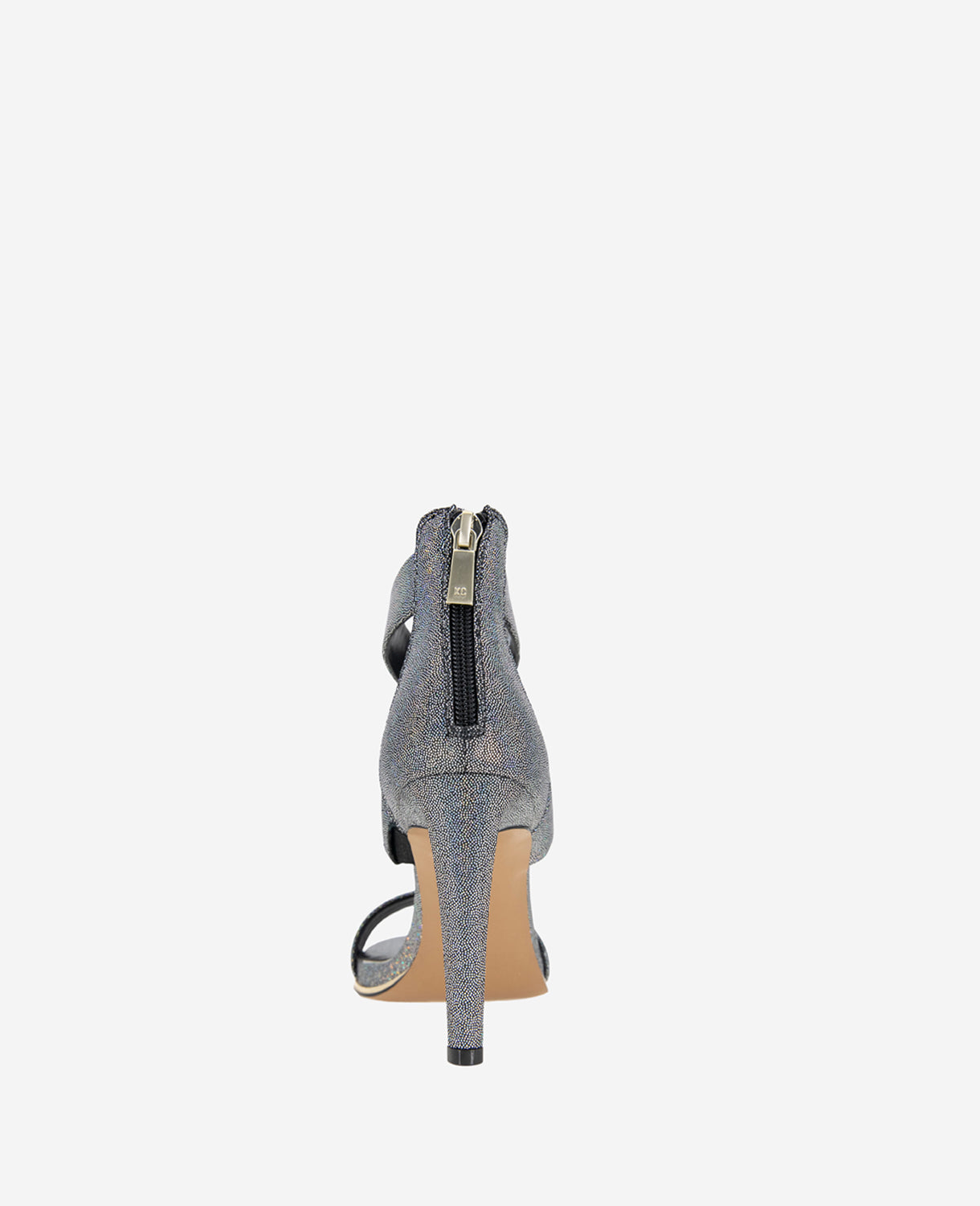 Brooke Cross Strap Heeled Sandal Black/Multi Micro