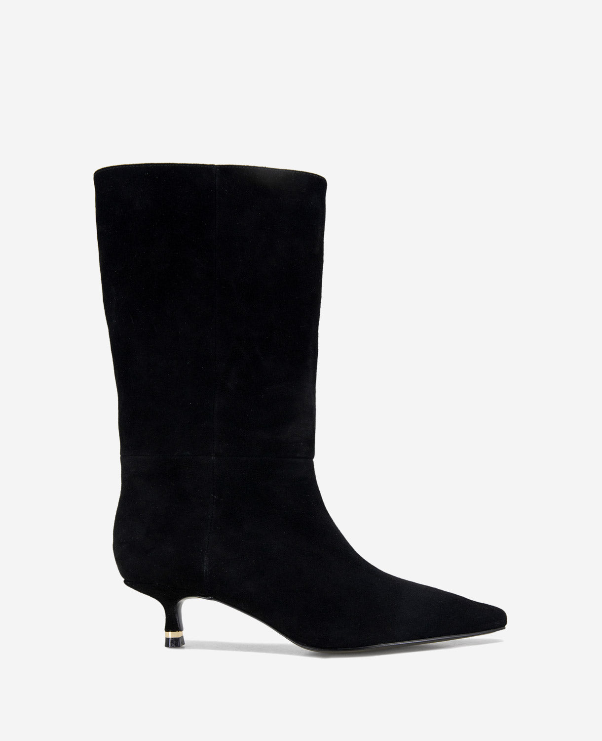 Meryl Suede Bootie Black Suede