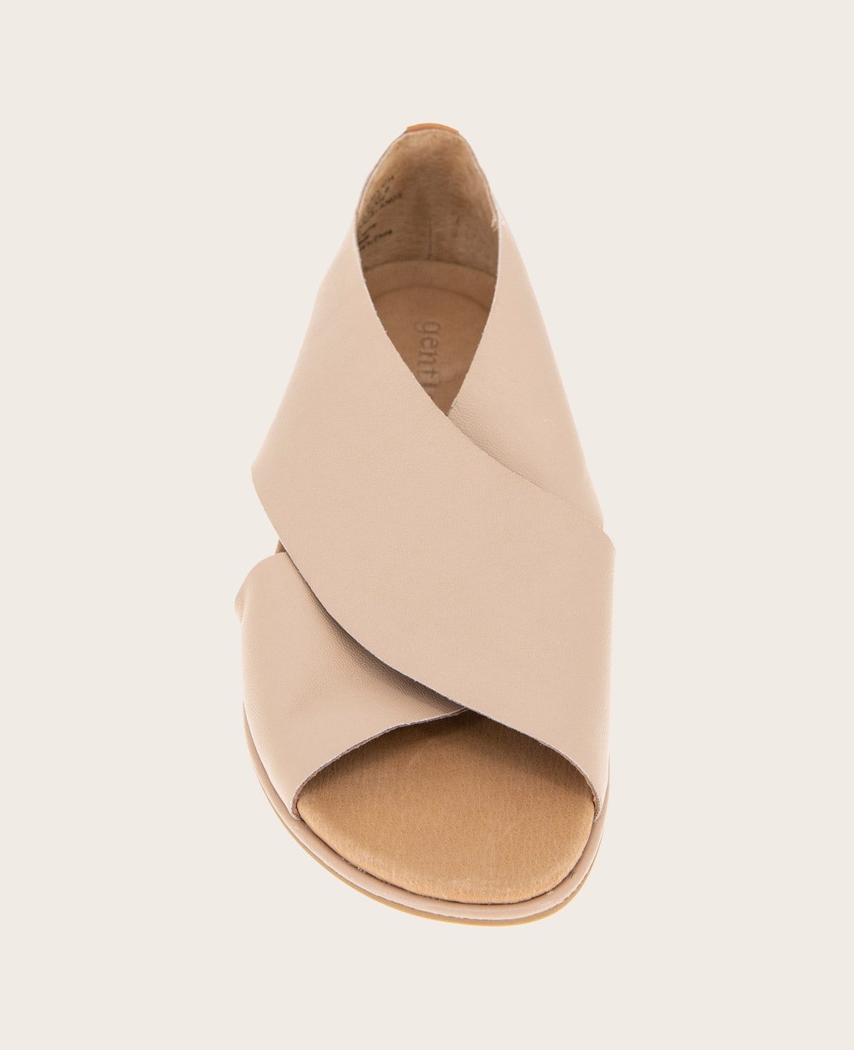 GENTLE SOULS - Laniey X-Band Leather Sandal Chai