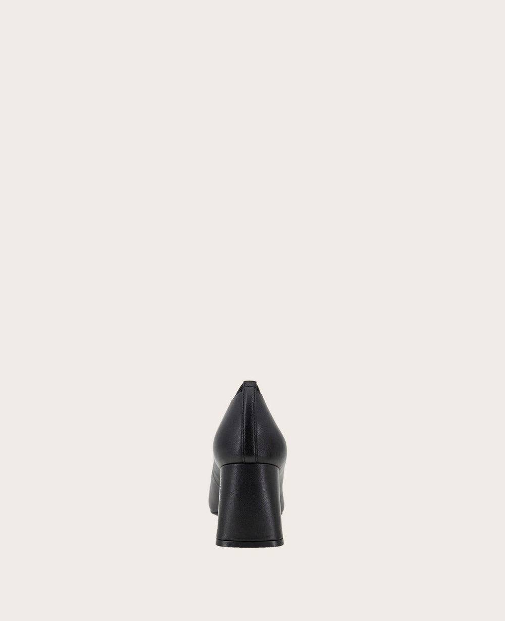 GENTLE SOULS - Dionne Leather Heel Black