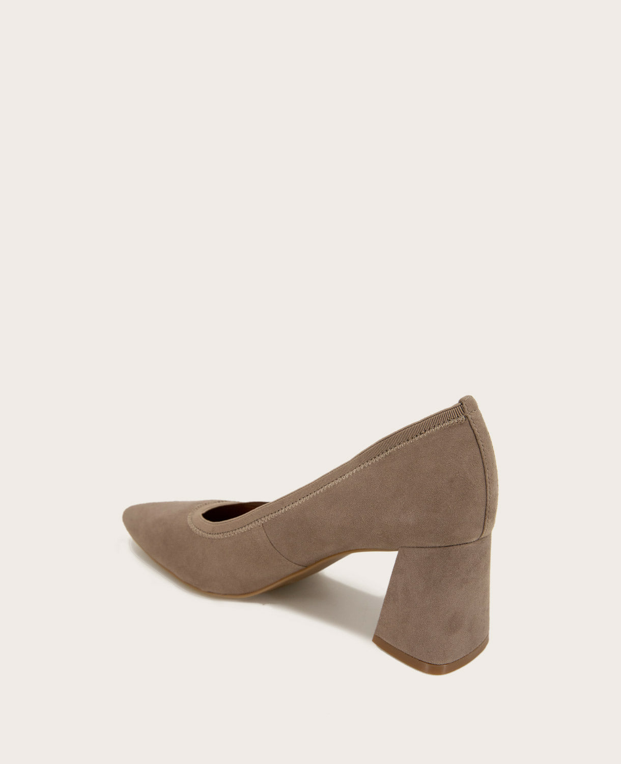 GENTLE SOULS - Dionne Suede Heel Mushroom