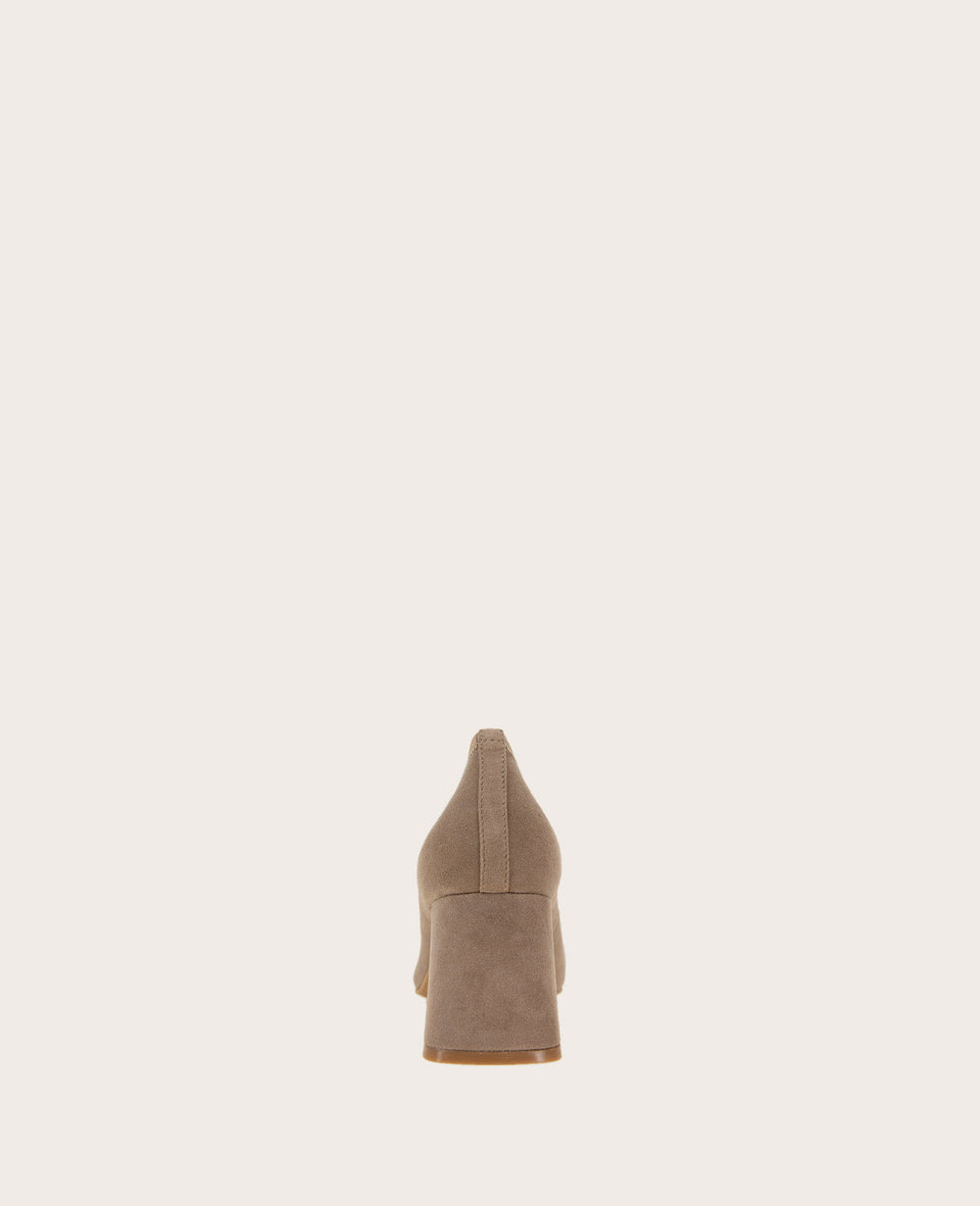 GENTLE SOULS - Dionne Suede Heel Mushroom
