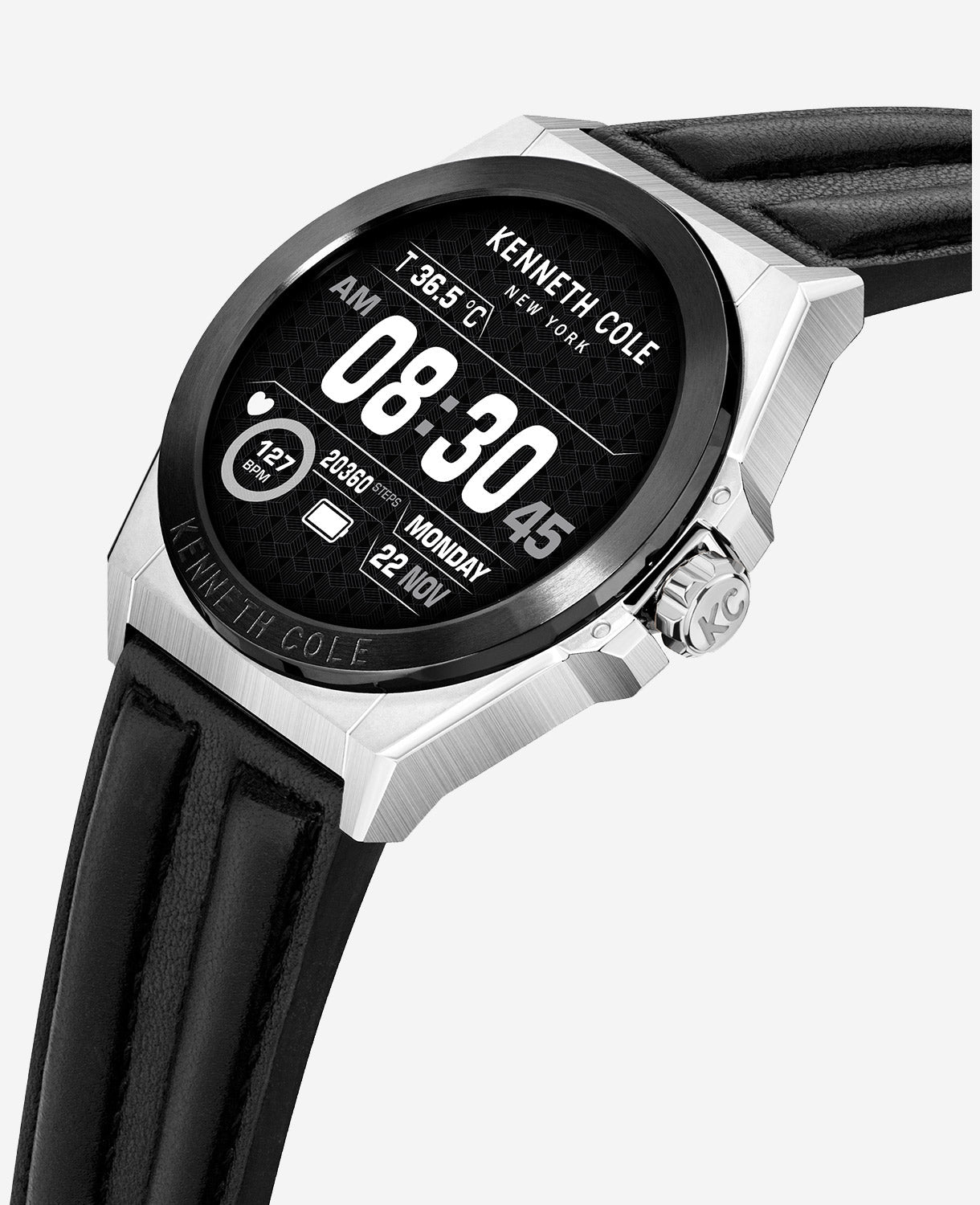 The Wellness Smartwatch 2.0 with Interchangeable Band Set Black