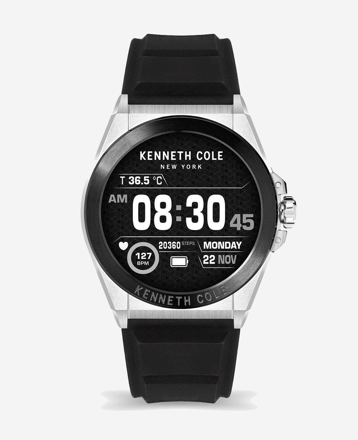 The Wellness Smartwatch 2.0 with Interchangeable Band Set Black