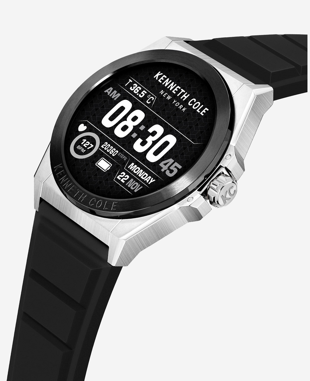 The Wellness Smartwatch 2.0 with Interchangeable Band Set Black