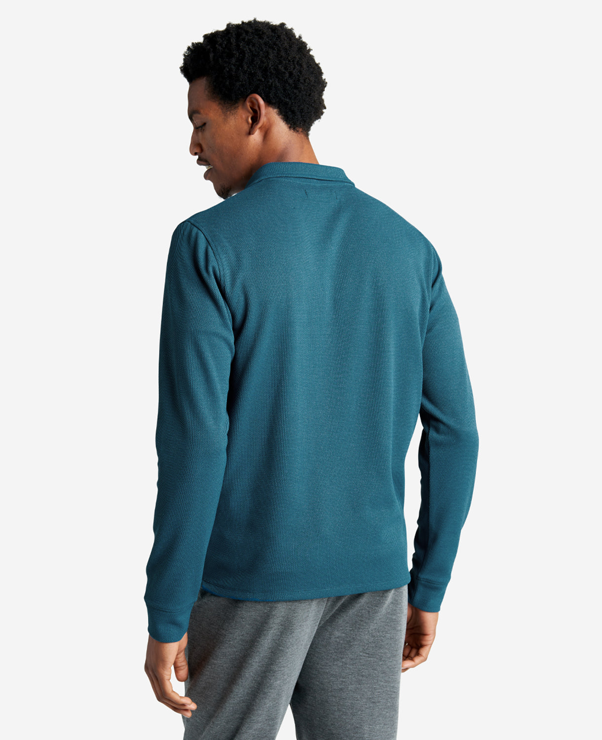 Kenneth Cole Sport Quarter-Zip Knit Pullover Medium Blue