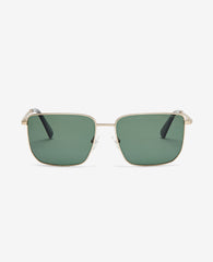 Square Titanium Sunglasses Gold