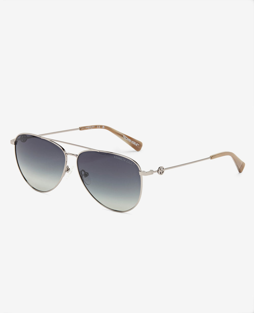 Pilot Titanium Aviator Sunglasses Nickeltin