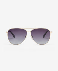 Pilot Titanium Aviator Sunglasses Gold