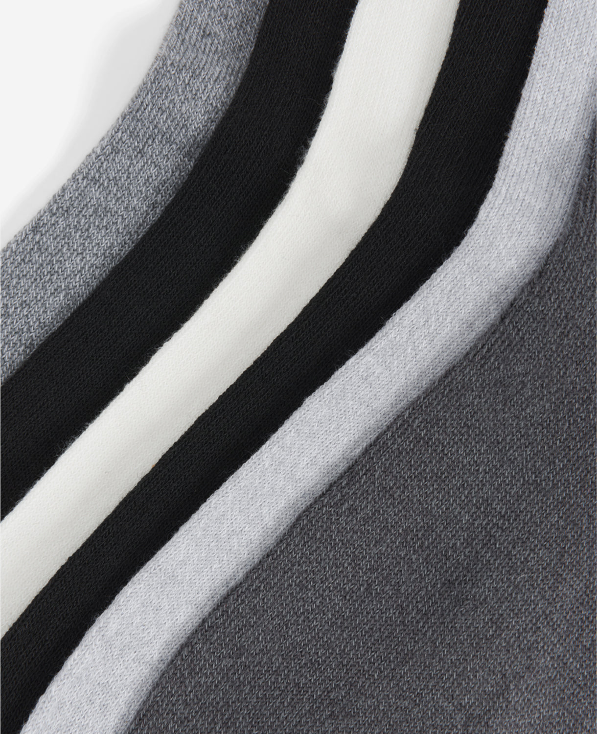 Ribbed Crew Socks 6-Pack Basic