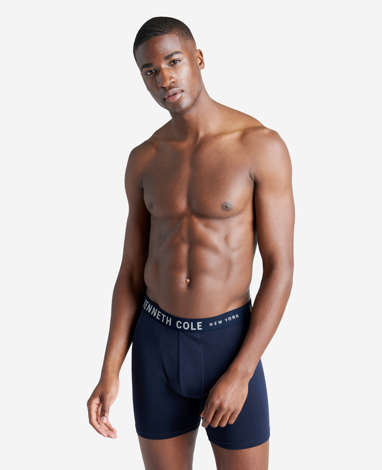 Cotton Modal Stretch Boxer Brief 3-Pack Navy/Navy/Black
