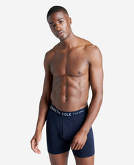 Cotton Modal Stretch Boxer Brief 3-Pack Navy/Navy/Black