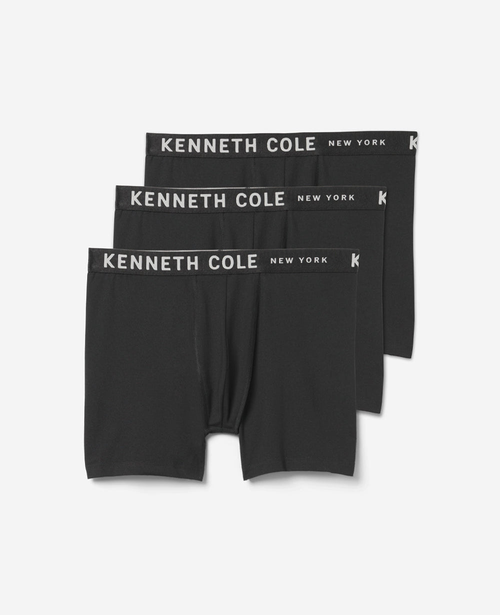 Micro Stretch Boxer Briefs 3-Pack Black
