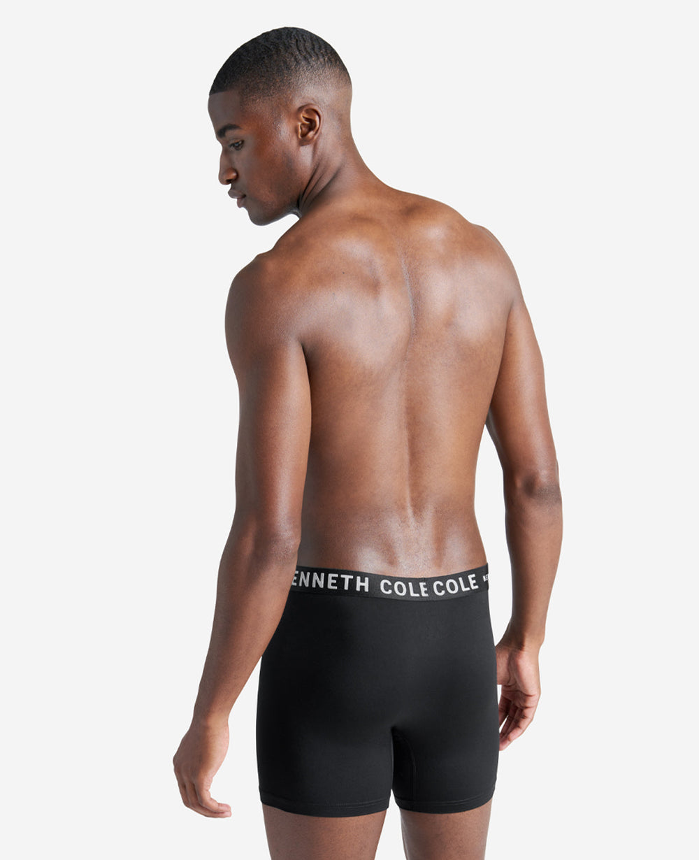 Micro Stretch Boxer Briefs 3-Pack Black