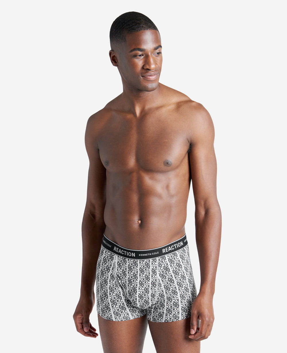 Stretch Boxer Briefs 3-Pack Red/Heather Grey/Heather Light Grey