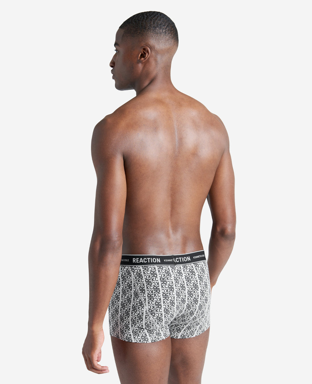 Stretch Boxer Briefs 3-Pack Red/Heather Grey/Heather Light Grey