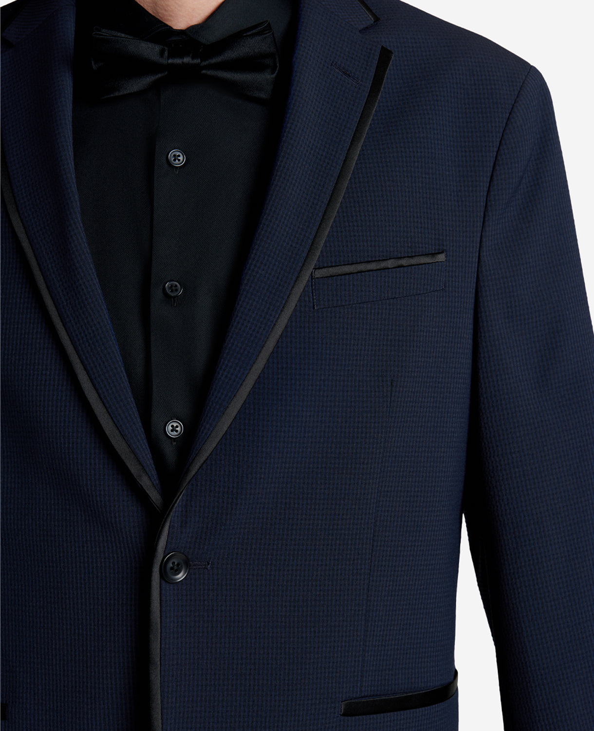 Slim-Fit Seersucker Striped Sport Coat Blue