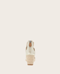GENTLE SOULS - Orya Leather Espadrille Wedge Ice
