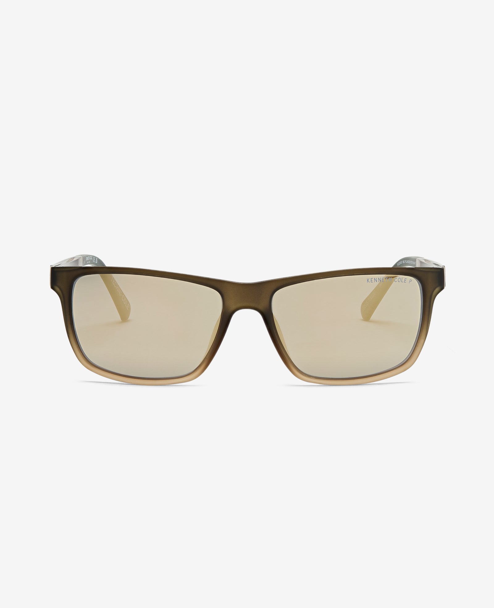 Rectangular Ultem Sunglasses Green