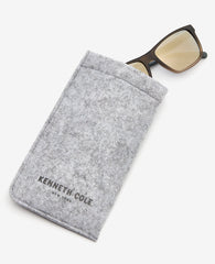 Rectangular Ultem Sunglasses Green