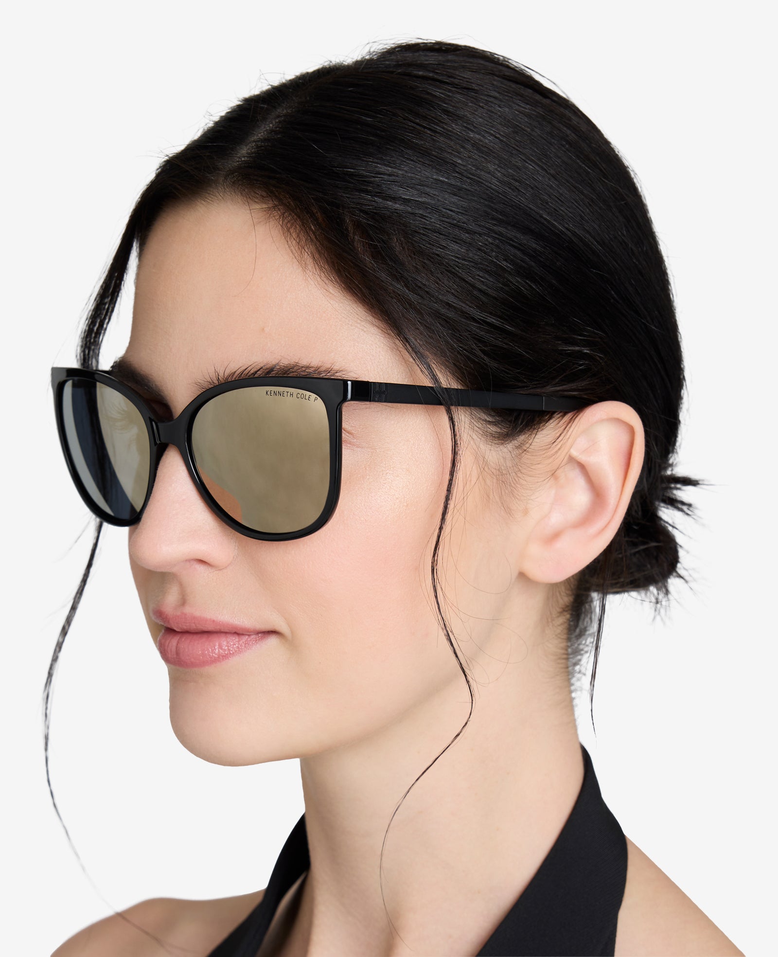 Square Ultem Sunglasses Black