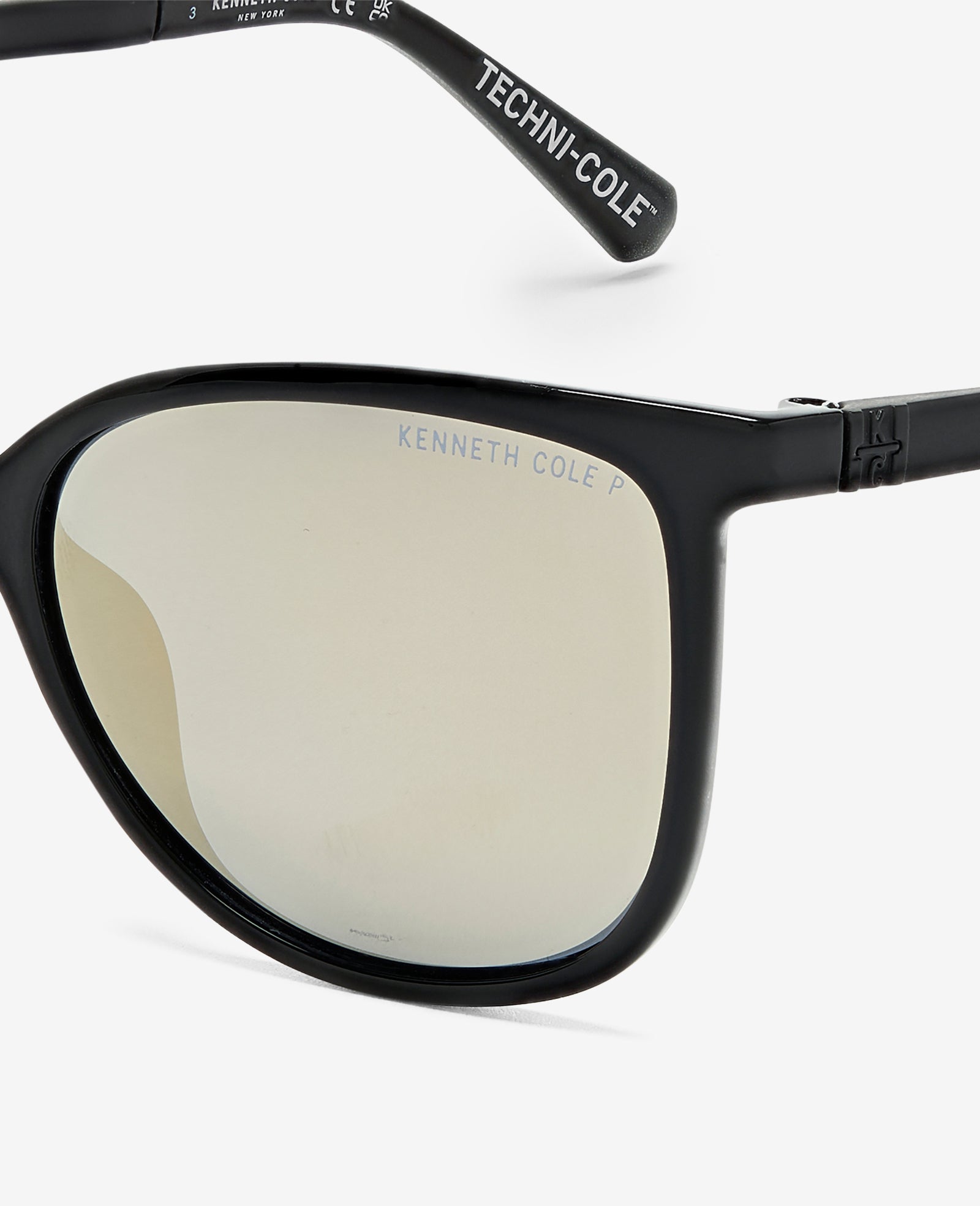 Square Ultem Sunglasses Black