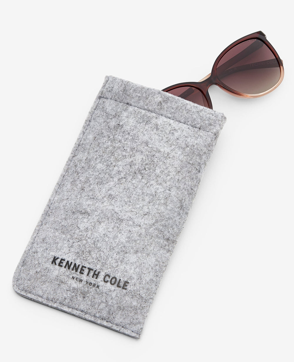 Square Ultem Sunglasses Brown