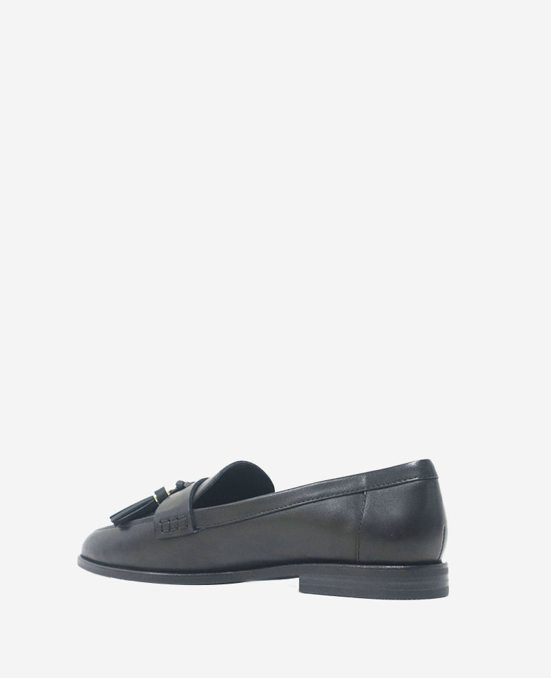 Lyra Leather Loafer Black Leather