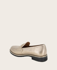 GENTLE SOULS - Cybil Leather Loafer Gravel Leather
