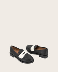 GENTLE SOULS - Cybil Leather Loafer Black Leather