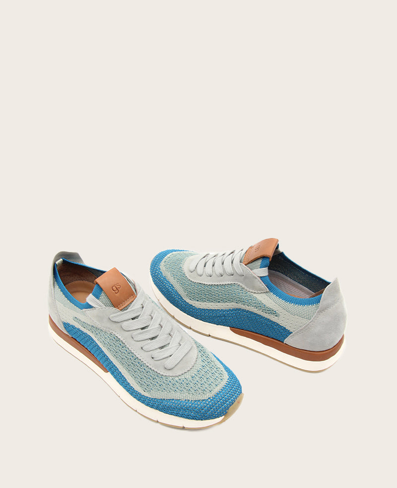GENTLE SOULS - Juno Knit Sneaker Blue Multi Knit