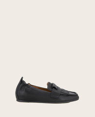 GENTLE SOULS - Scotty Tassel Leather Loafer Black