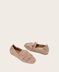 GENTLE SOULS - Scotty Tassel Suede Loafer Fawn Suede