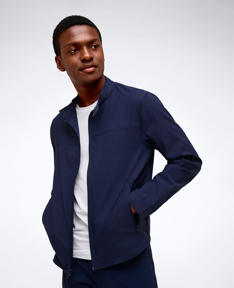 Simplified Utility Jacket Navy