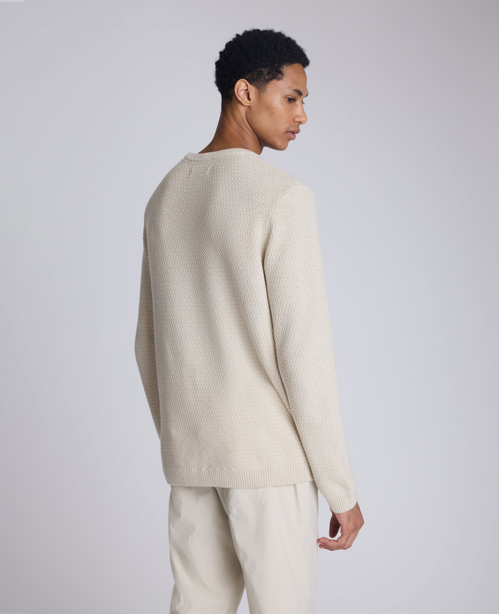 Popcorn Crew Sweater Offwhite