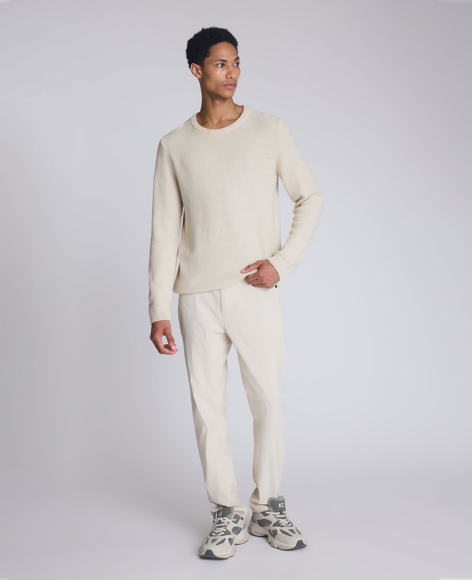 Popcorn Crew Sweater Offwhite