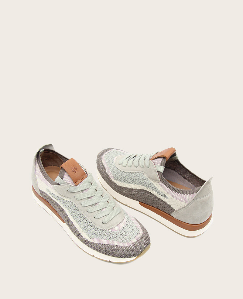 GENTLE SOULS - Juno Knit Sneaker Taupe Multi Knit