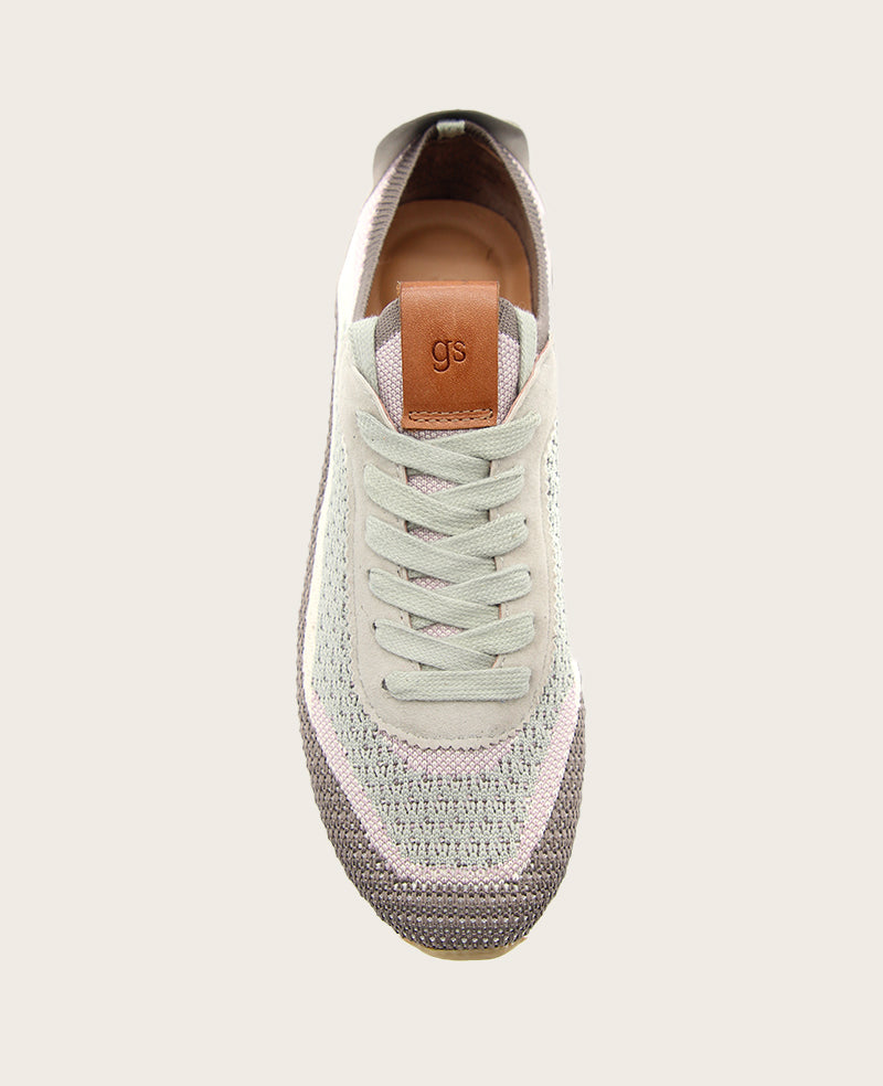 GENTLE SOULS - Juno Knit Sneaker Taupe Multi Knit