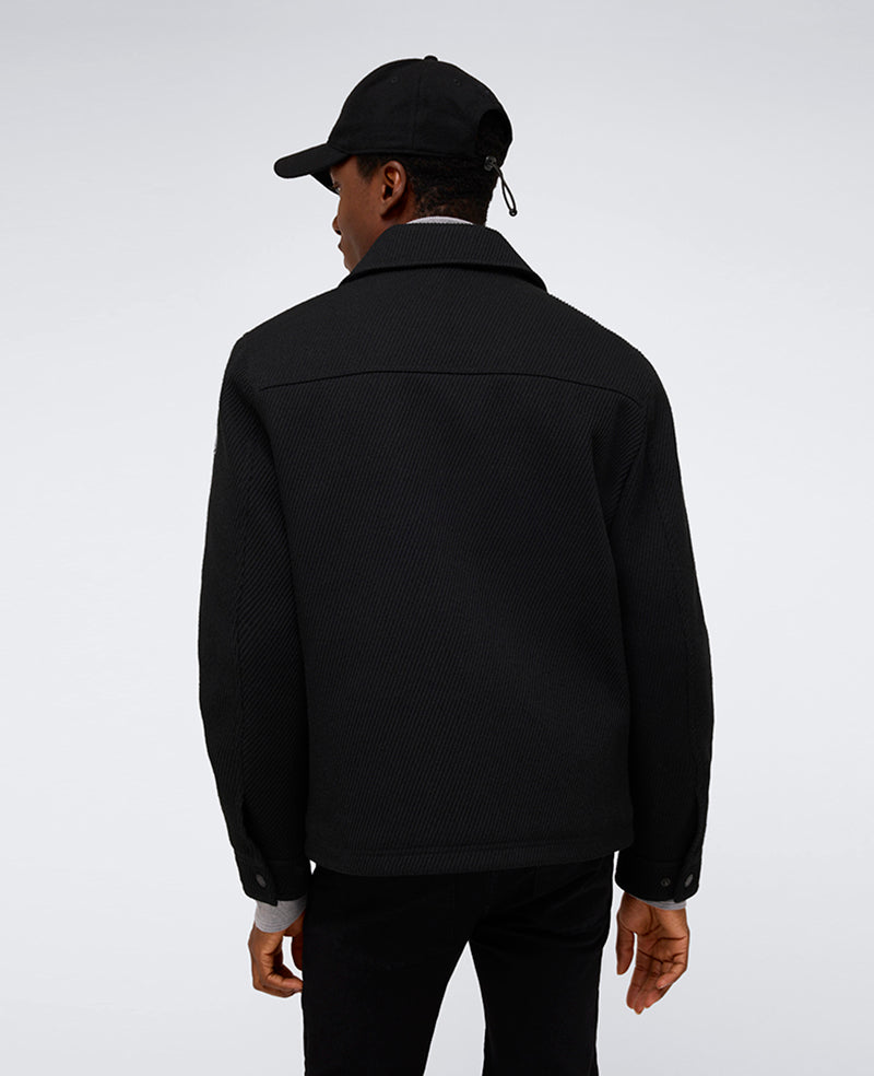 Heavyweight Twill Trucker Jacket Black