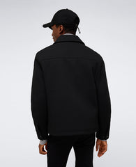 Heavyweight Twill Trucker Jacket Black