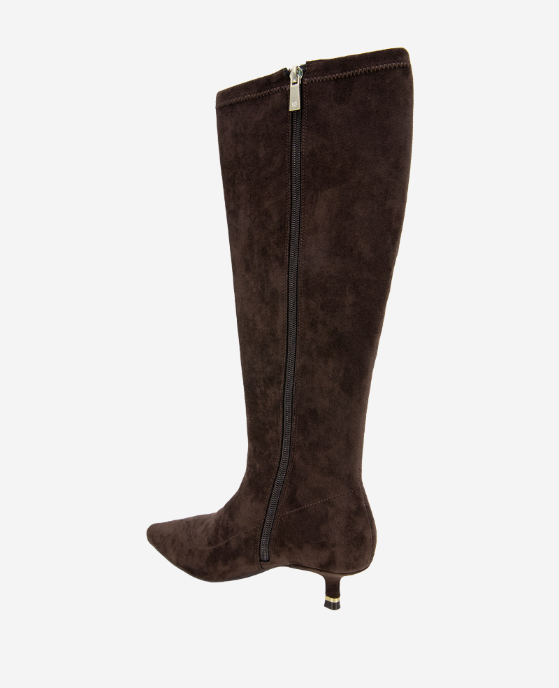 Meridith Stretch Boot Chocolate Micro