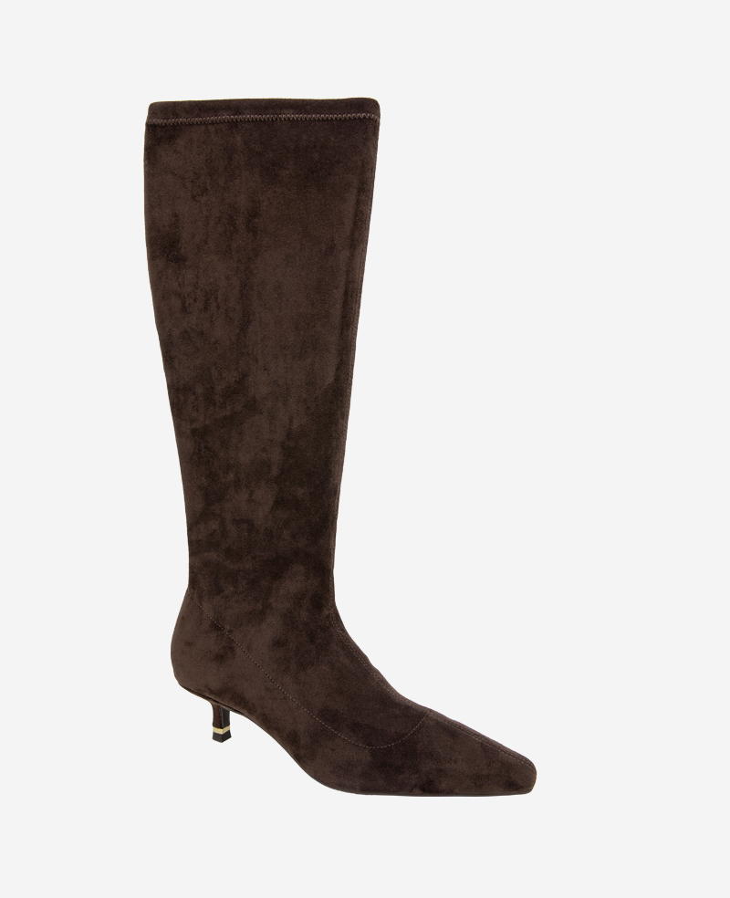 Meridith Stretch Boot Chocolate Micro